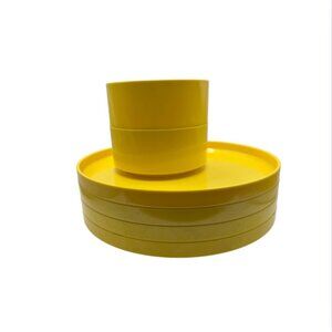 Heller Massimo Vignelli Stackable Dinnerware Set - Bright Yellow
